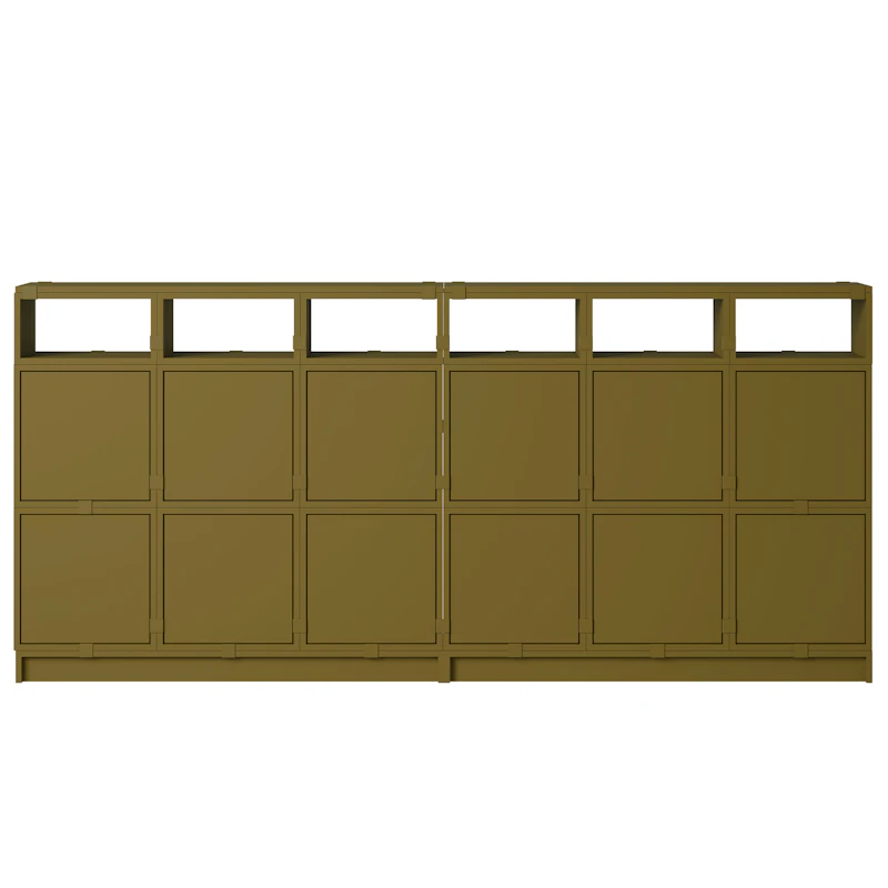 Stacked Configuration 1 Sideboard, Dark Green