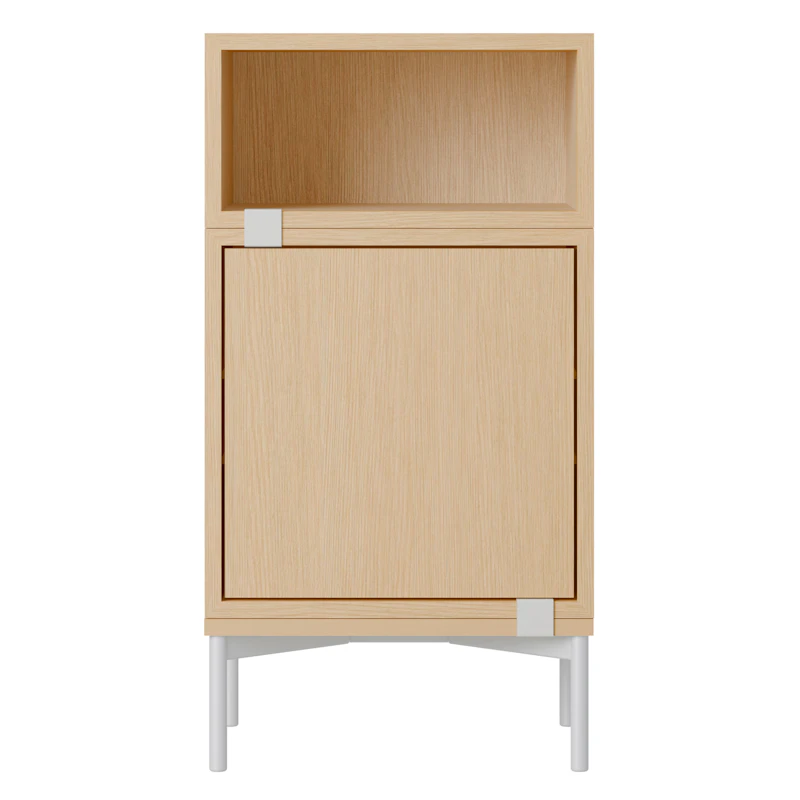 Stacked Configuration 2 Bedside Table, Oak