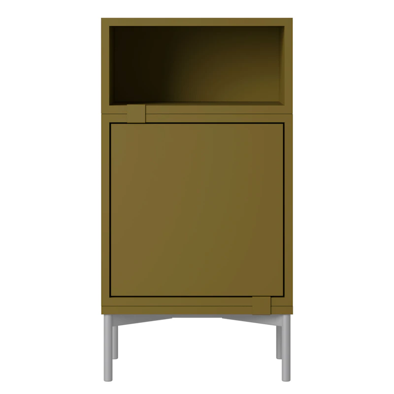 Stacked Configuration 2 Bedside Table, Dark Green