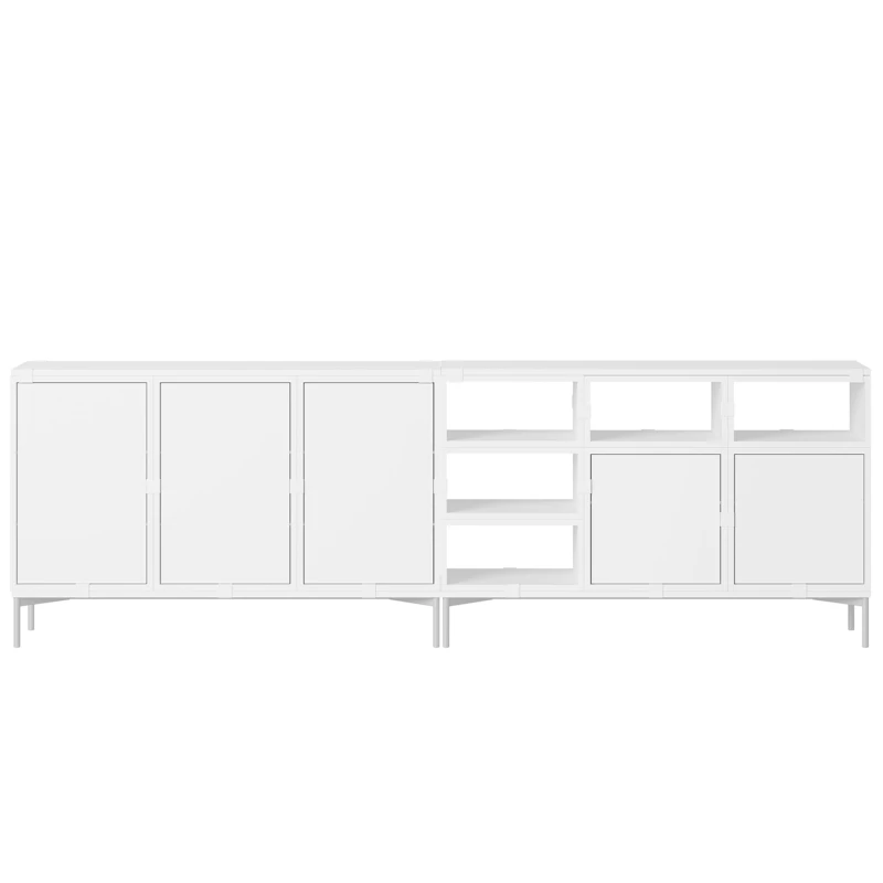 Stacked Configuration 2 Sideboard, White