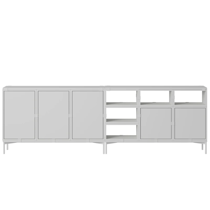 Stacked Configuration 2 Sideboard, Grey