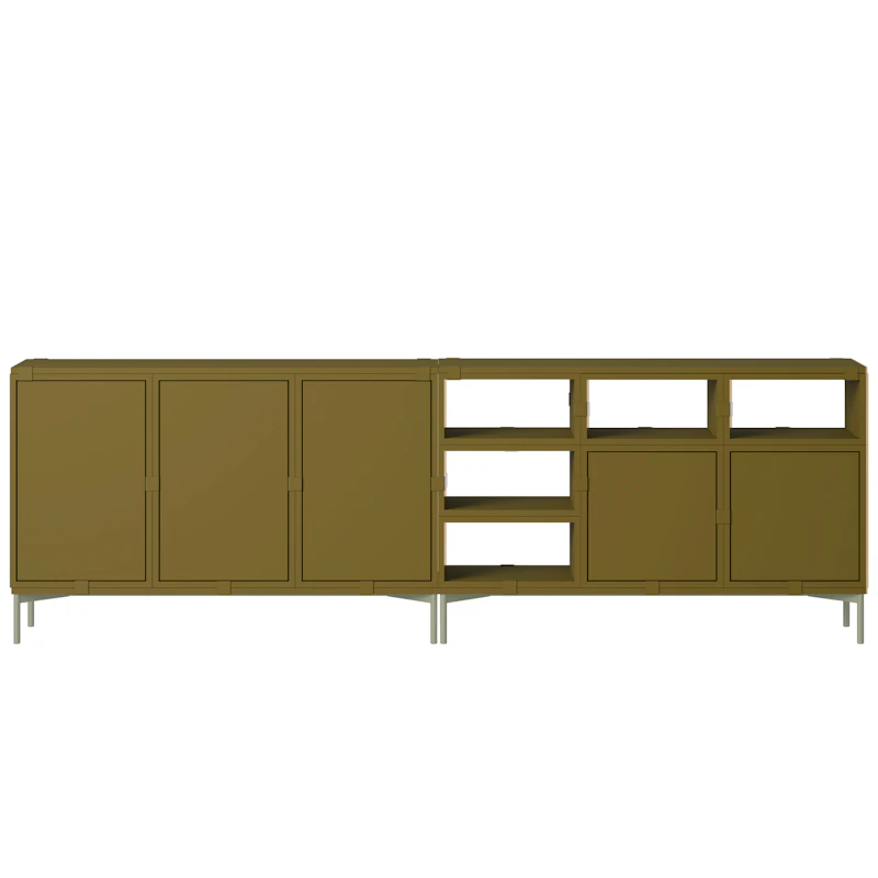 Stacked Configuration 2 Sideboard, Dark Green