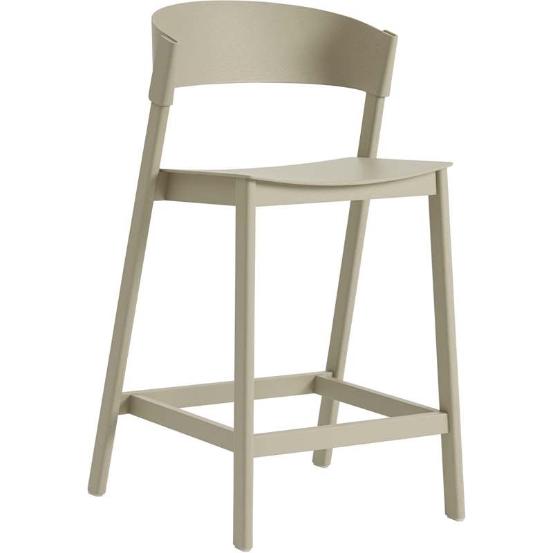 Cover Bar Chair With Backrest 65 cm, Dark Beige