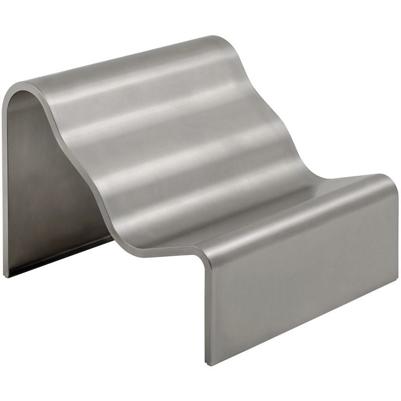 Dream View Bench 100 cm, Brushed Steel