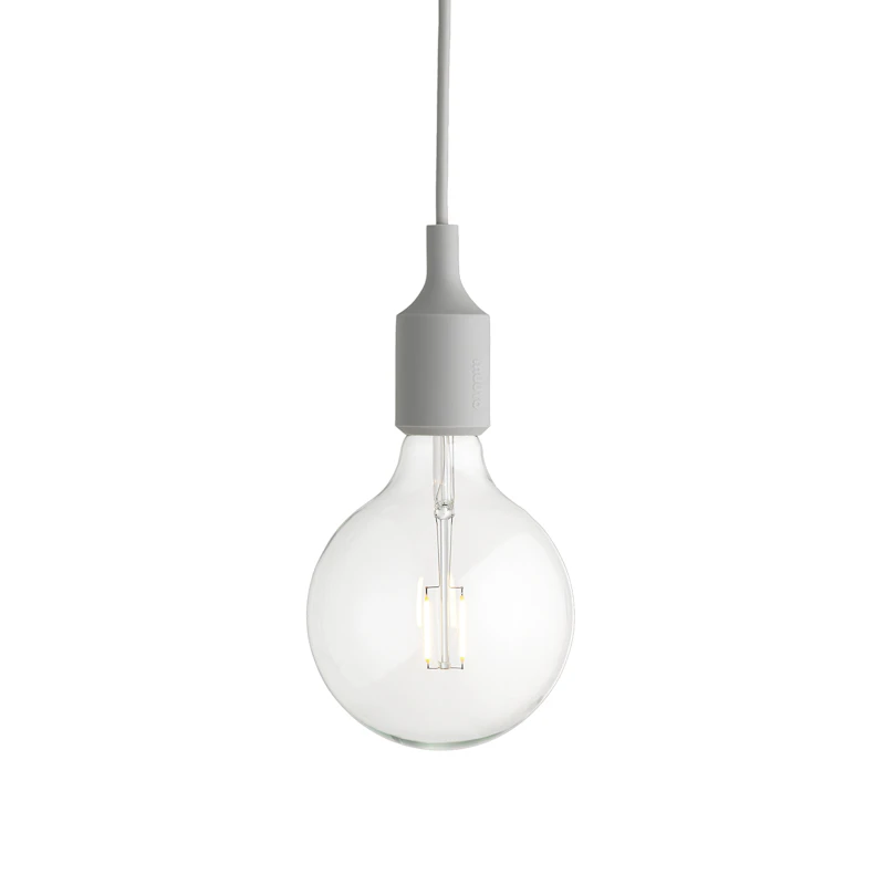 E27 Pendant, Light Grey