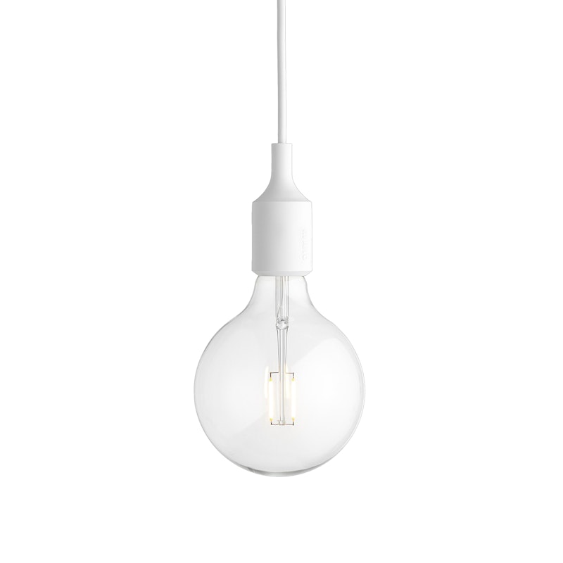 E27 Pendant, White