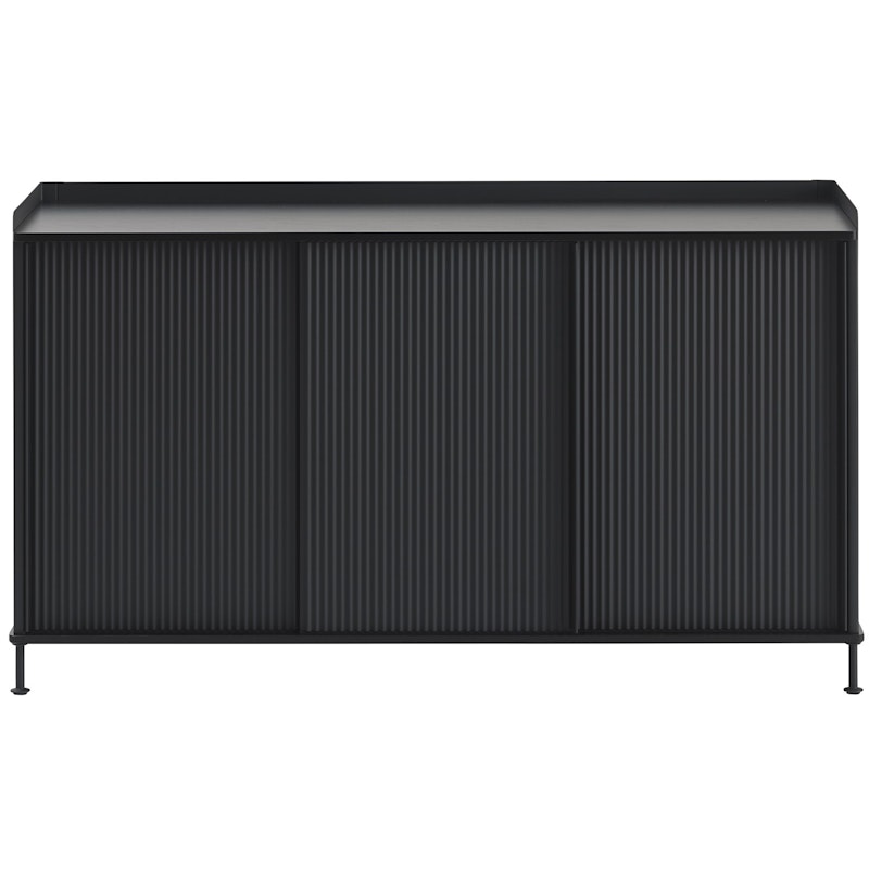 Enfold Sideboard 45x148 cm, Black / Anthracite