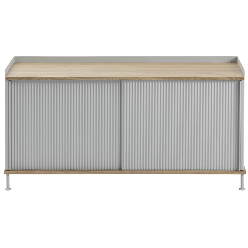 Enfold Sideboard 45x124 cm, Oiled Oak / Grey