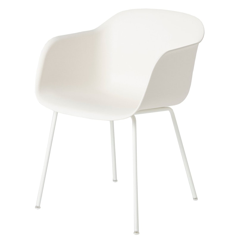 Fiber Tube Chair, White