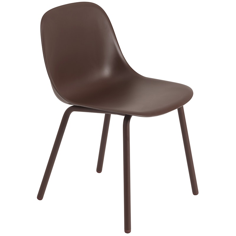 Fiber Chair Outdoor, Red Brown