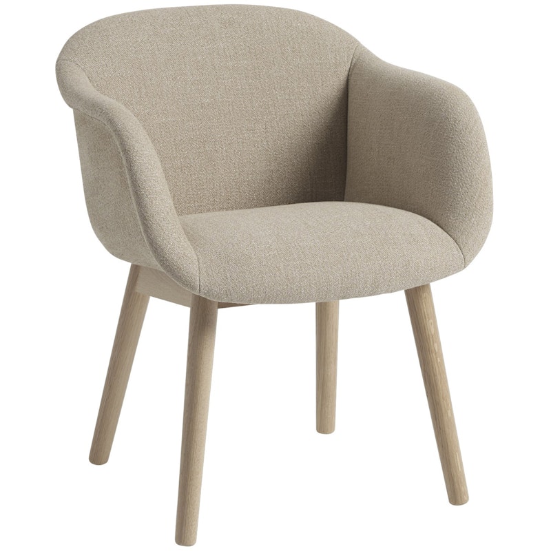 Fiber Soft Armchair, Ecriture 240 / Oak