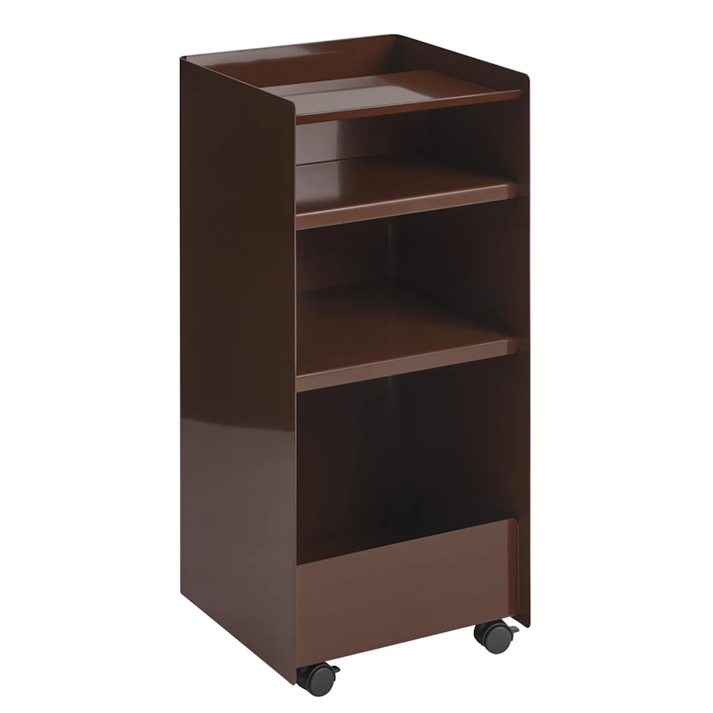 Folded Trolley 83 cm, Dark Red