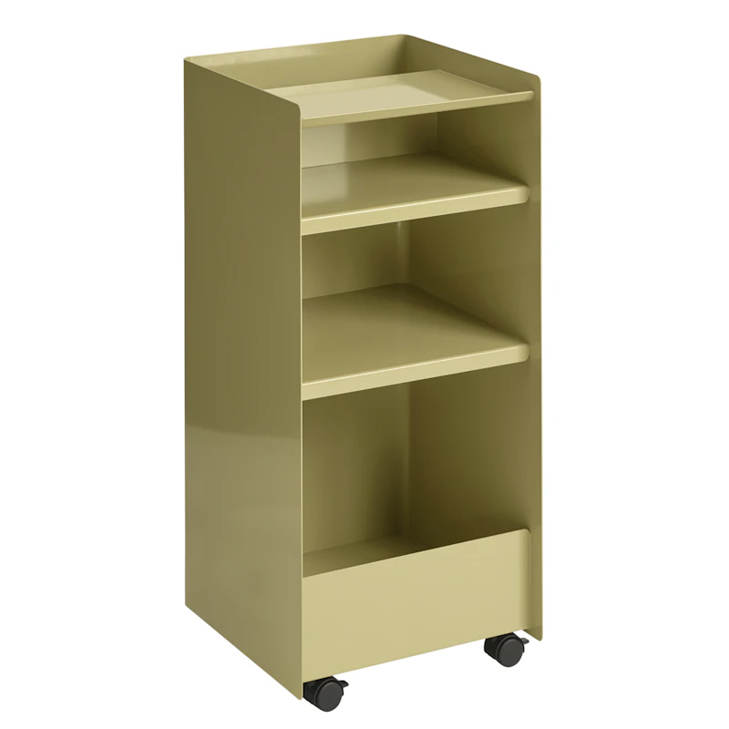 Folded Trolley 83 cm, Beige-Green