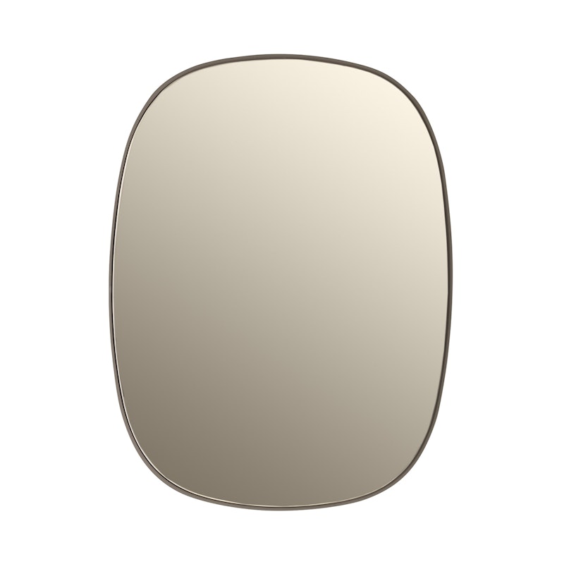 Framed Mirror S, Taupe