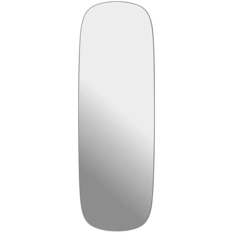 Framed Mirror 150 cm, Grey / Clear