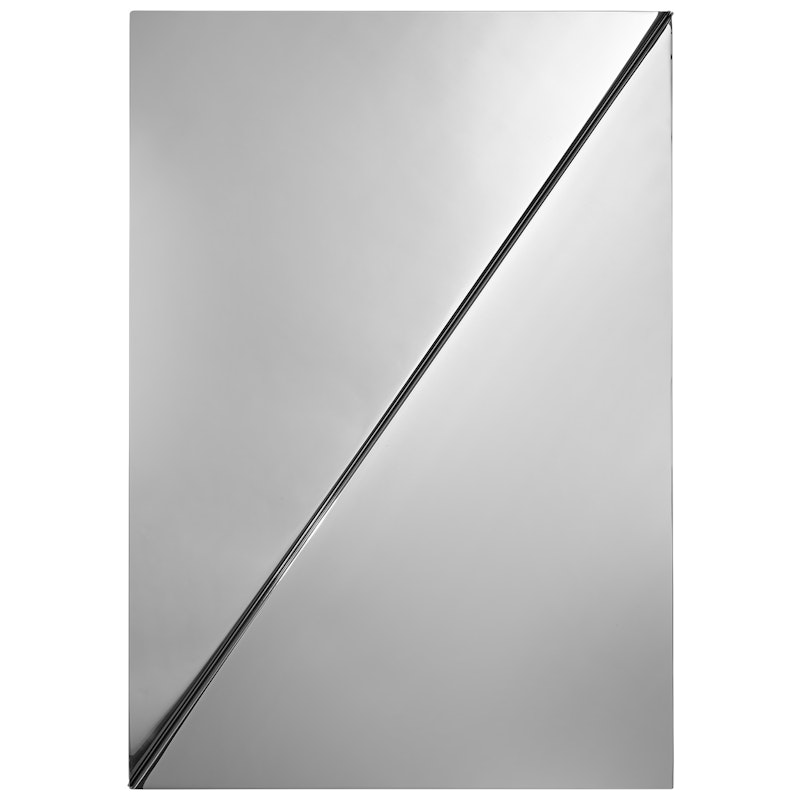 Gaze Mirror Stainless Steel, 35x50 cm