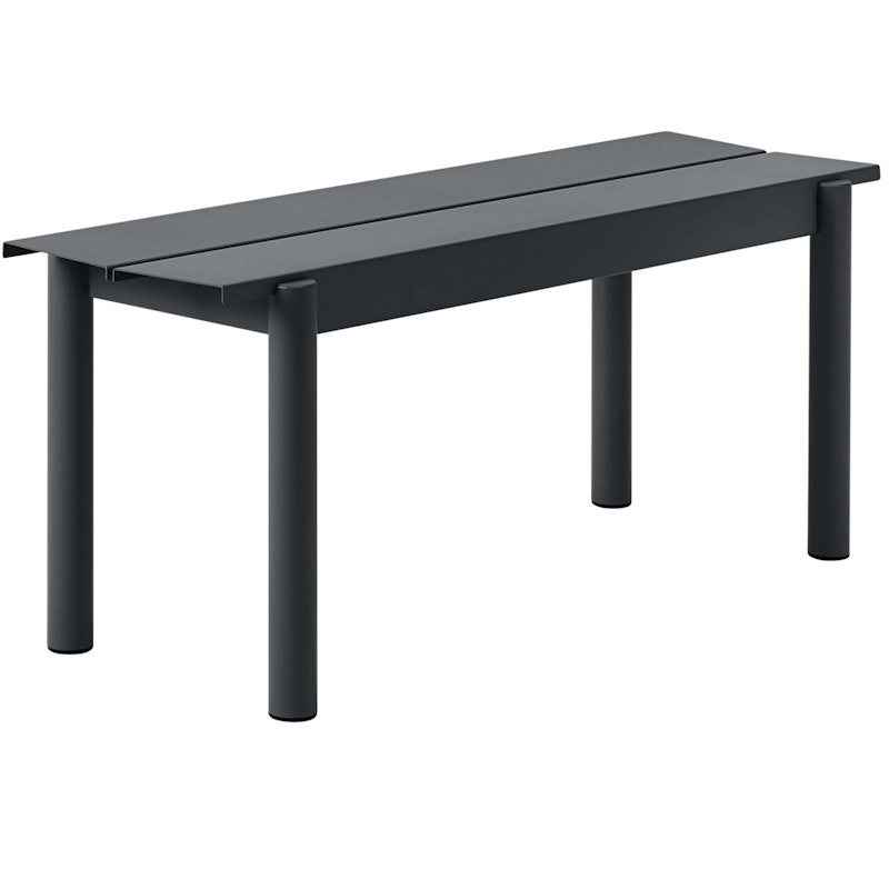 Linear Bench Steel 110 cm, Anthracite