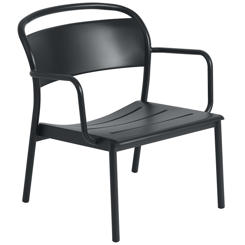 Linear Lounge Chair Steel, Anthracite