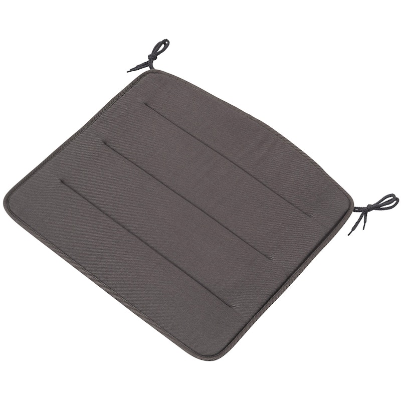 Linear Seat Pad For Lounge Chair, Dark Grey