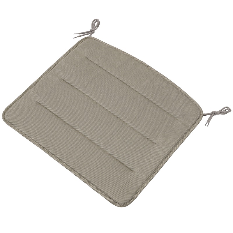 Linear Seat Pad For Lounge Chair, Light Grey