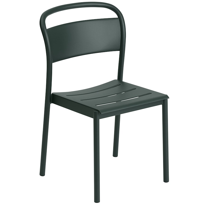 Linear Chair Steel, Dark Green