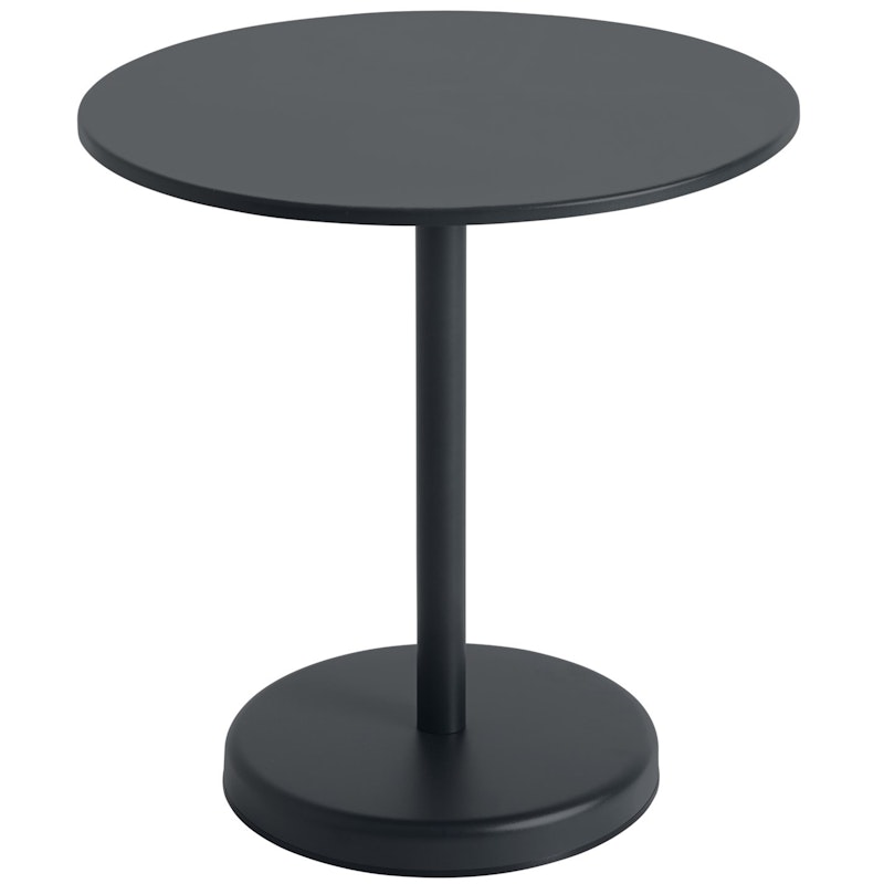 Linear Table Steel Ø70 cm, Anthracite