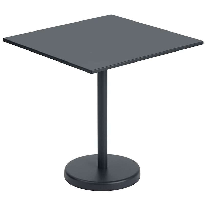 Linear Table Steel 70x70 cm, Anthracite