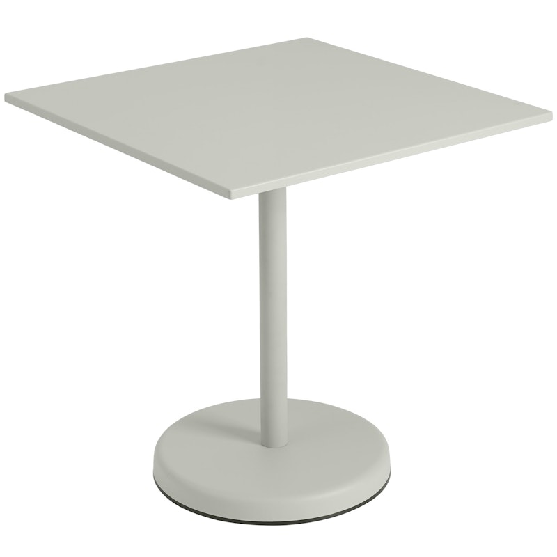 Linear Table Steel 70x70 cm, Grey