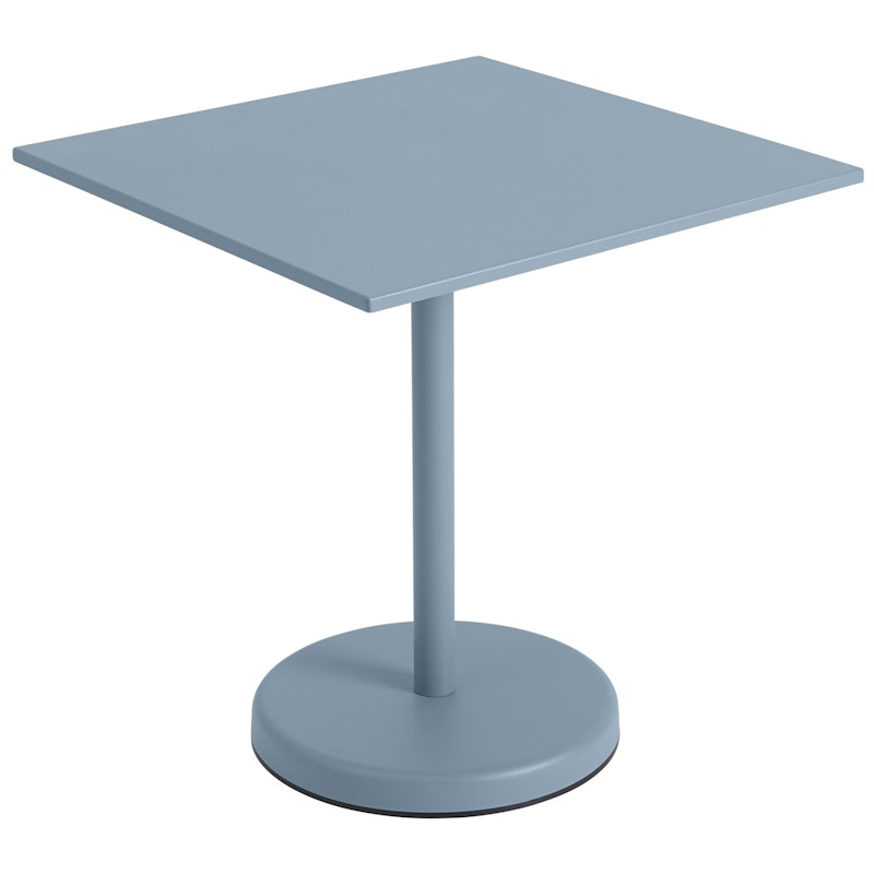 Linear Table Steel 70x70 cm, Pale Blue