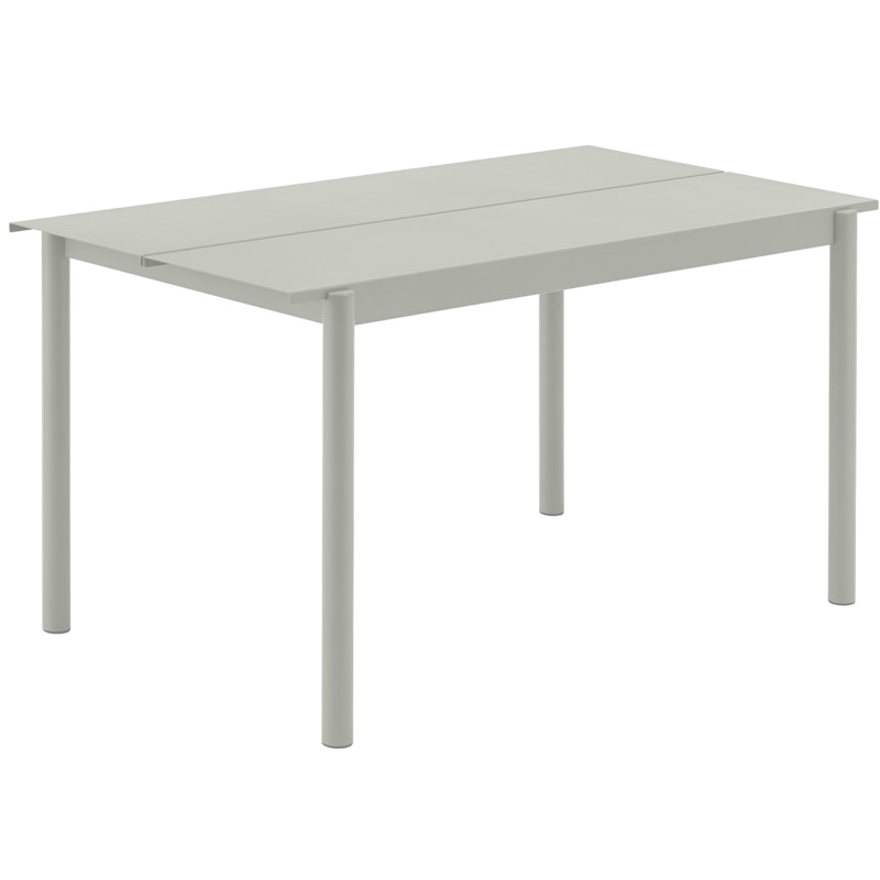 Linear Table Steel 75x140 cm, Grey