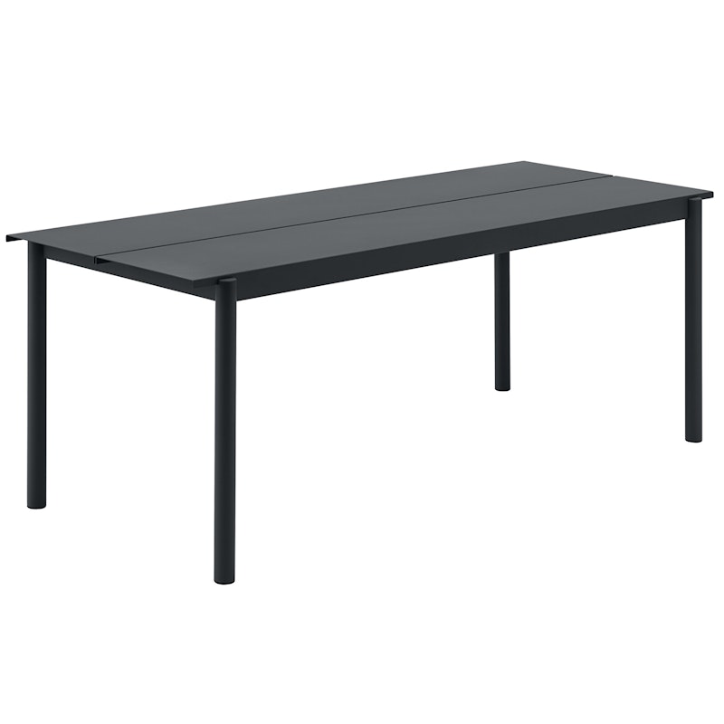 Linear Table Steel 75x200 cm, Anthracite