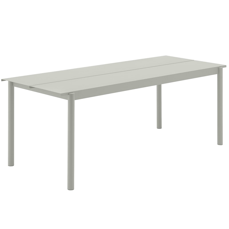 Linear Table Steel 75x200 cm, Grey