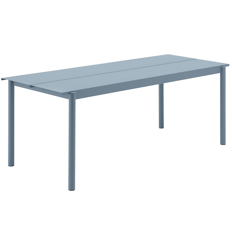 Linear Table Steel 75x200 cm, Pale Blue