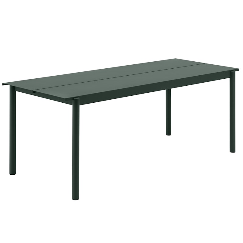 Linear Table Steel 75x200 cm, Dark Green