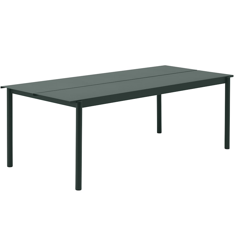 Linear Table Steel 90x220 cm, Dark Green