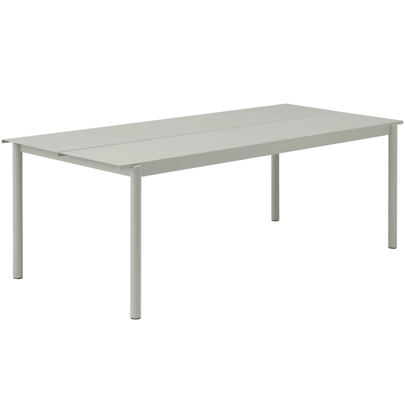 Linear Table Steel 90x220 cm, Grey