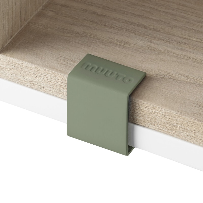 Mini Stacked Clips 5-pack, Dusty Green