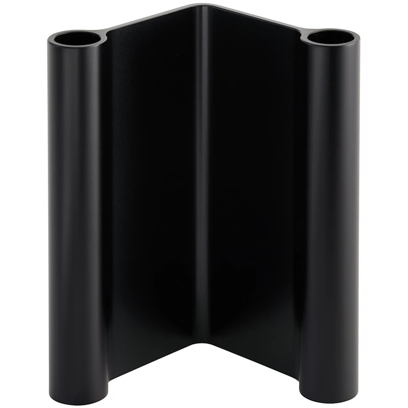Pair Candle Holder 18 cm, Black