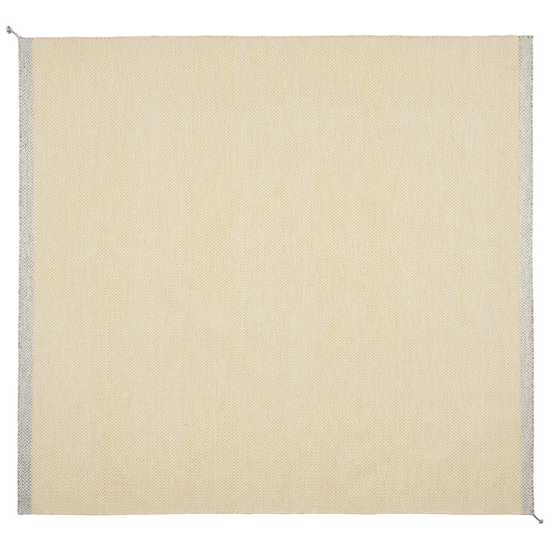 Ply Wool Rug 280x280 cm, Yellow