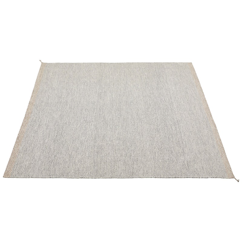 Ply Wool Rug 280x280 cm, Black / White