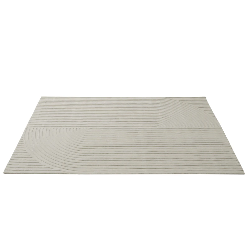 Relevo Wool Rug 200x300 cm, Off-white