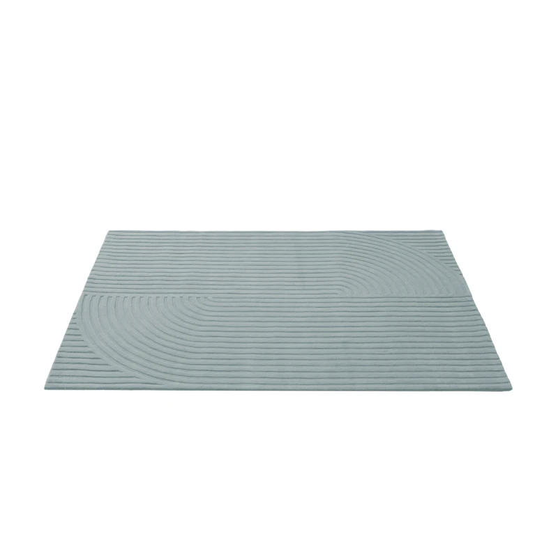 Relevo Wool Rug 170x240 cm, Sage Green