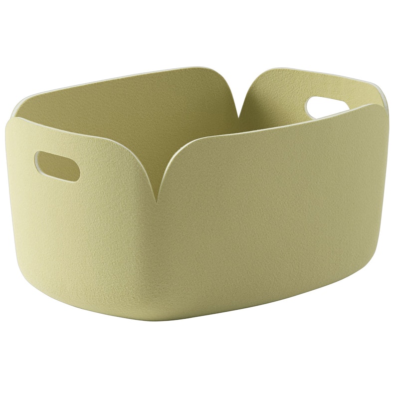 Restore Basket L, Beige Green