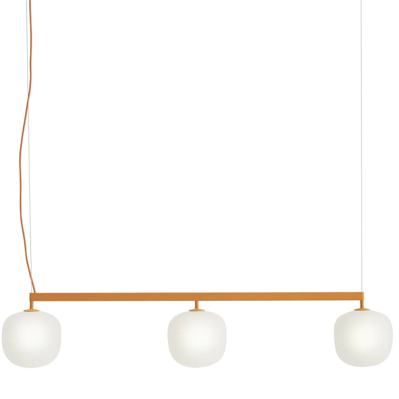 Rime Pendant Lamp With Rail, Orange