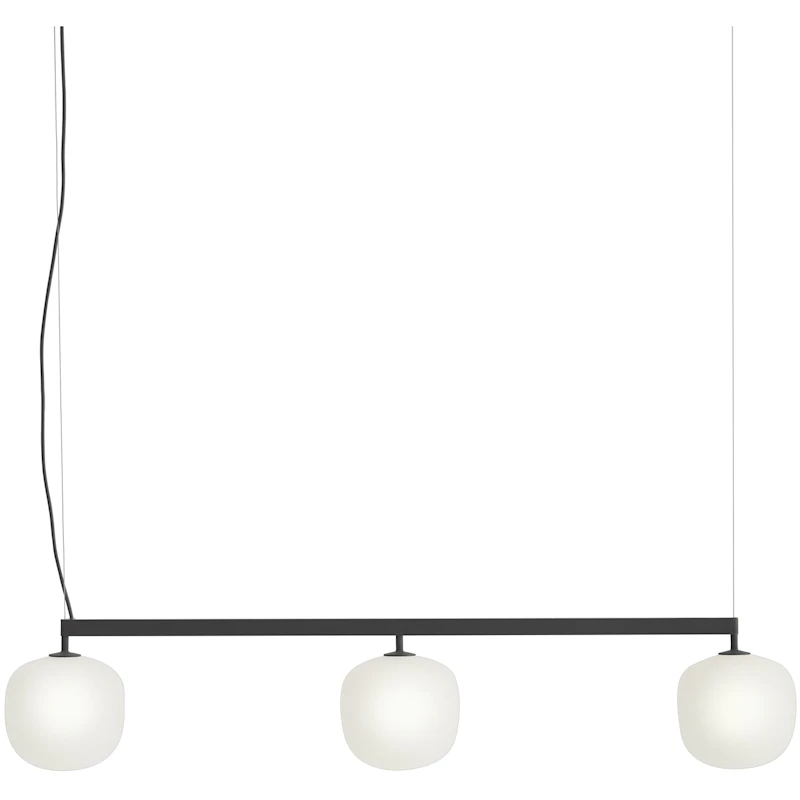 Rime Pendant Lamp With Rail, Black
