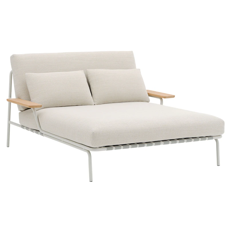 Settle Sunbed, Grey