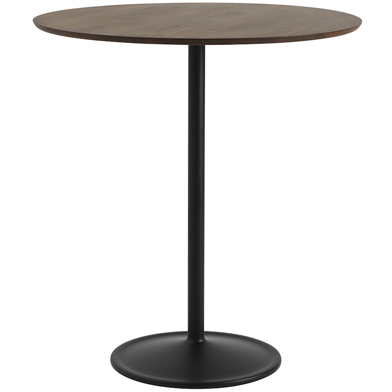 Soft Bar Table Ø95x105 cm, Dark Oiled Oak / Black