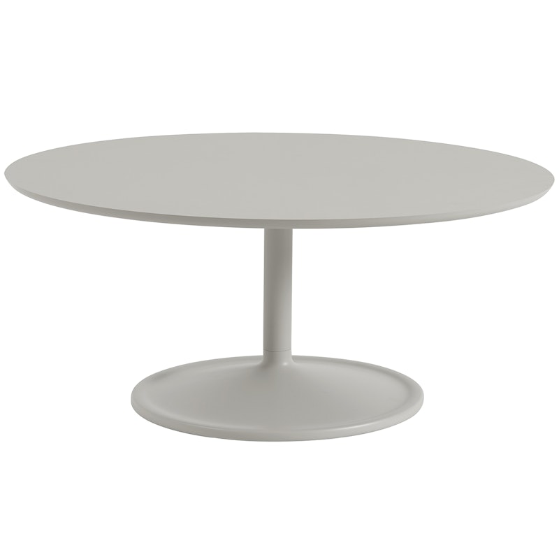 Soft Coffee Table Ø95 cm, Linoleum Grey