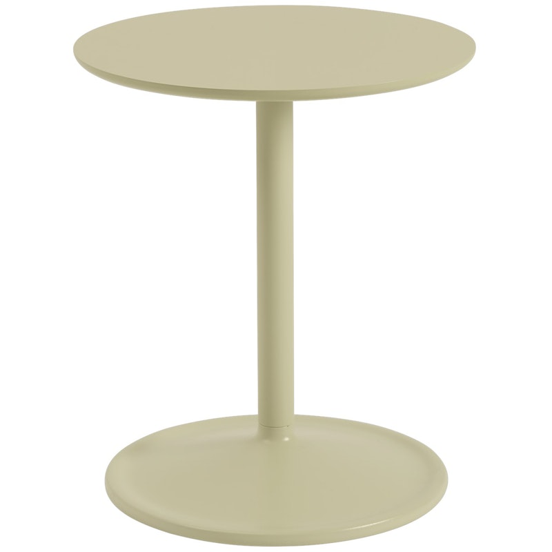 Soft Side Table Ø41x48 cm, Laminate Beige Green