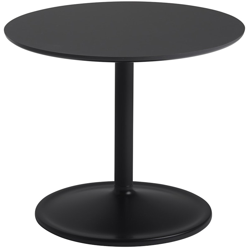 Soft Side Table Ø48x40 cm, Black